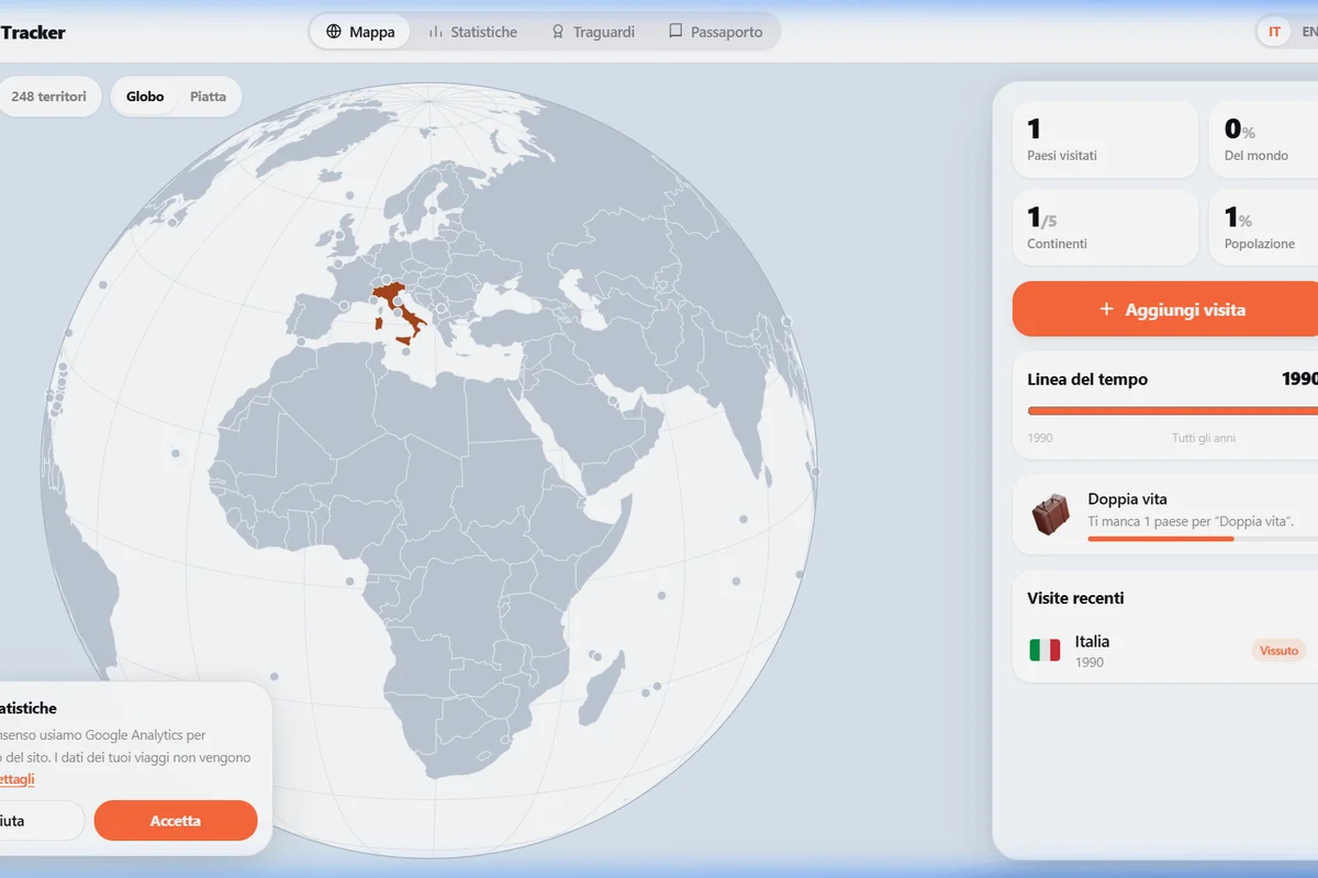 World Tracker screenshot